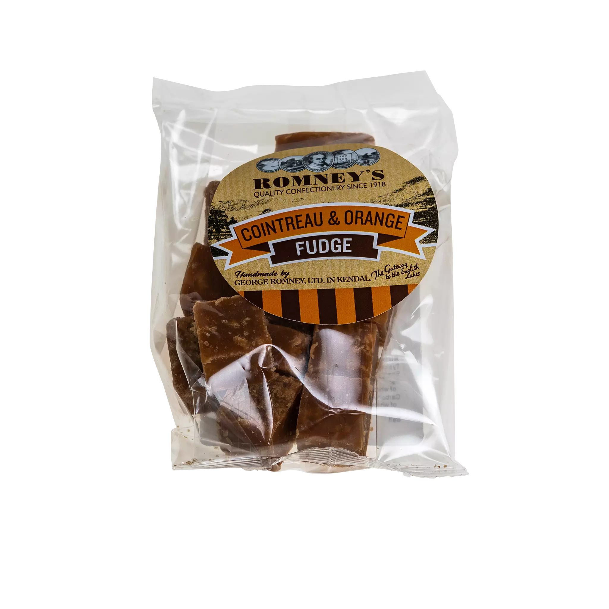 Hand Made Cointreau & Orange Butter Fudge 150g Bag (3 pack)