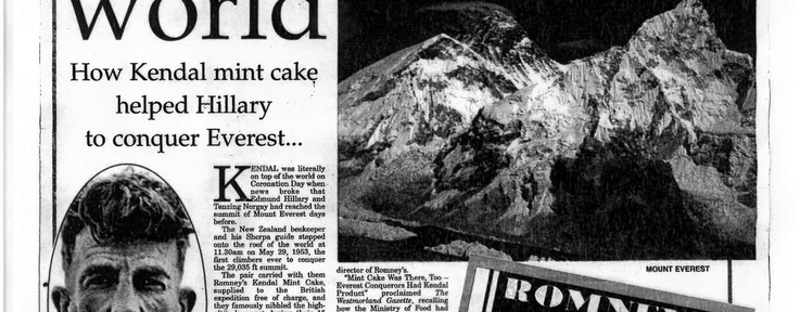 How Kendal Mint Cake helped Hillary to conquer Everest
