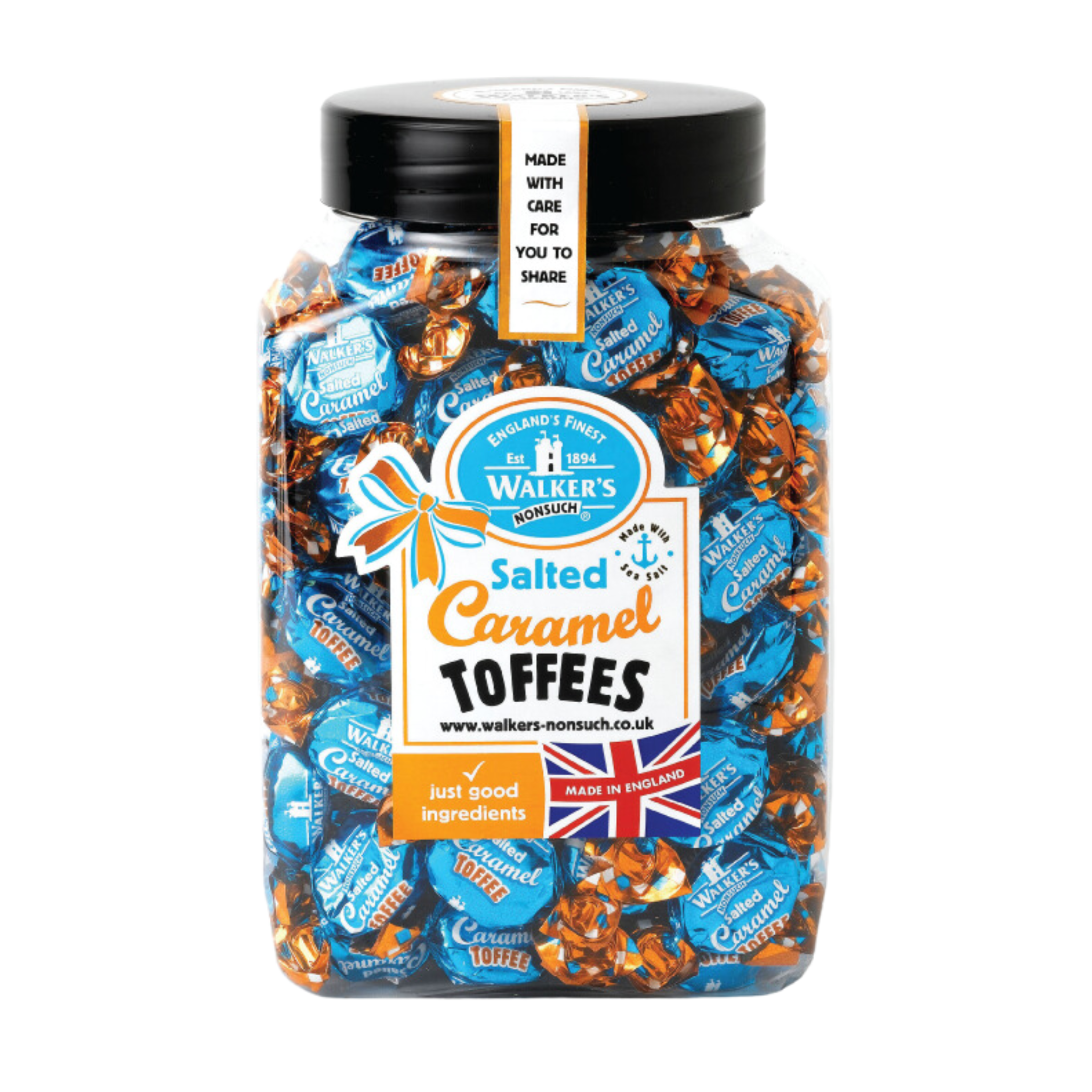 Walkers Salted Caramel Toffee Jar