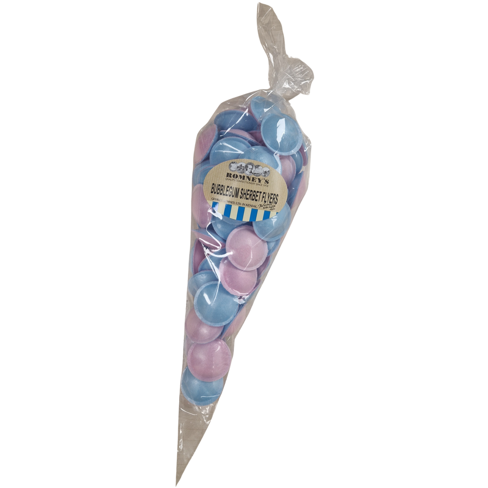 Bubblegum Flying Saucer Cone Bags