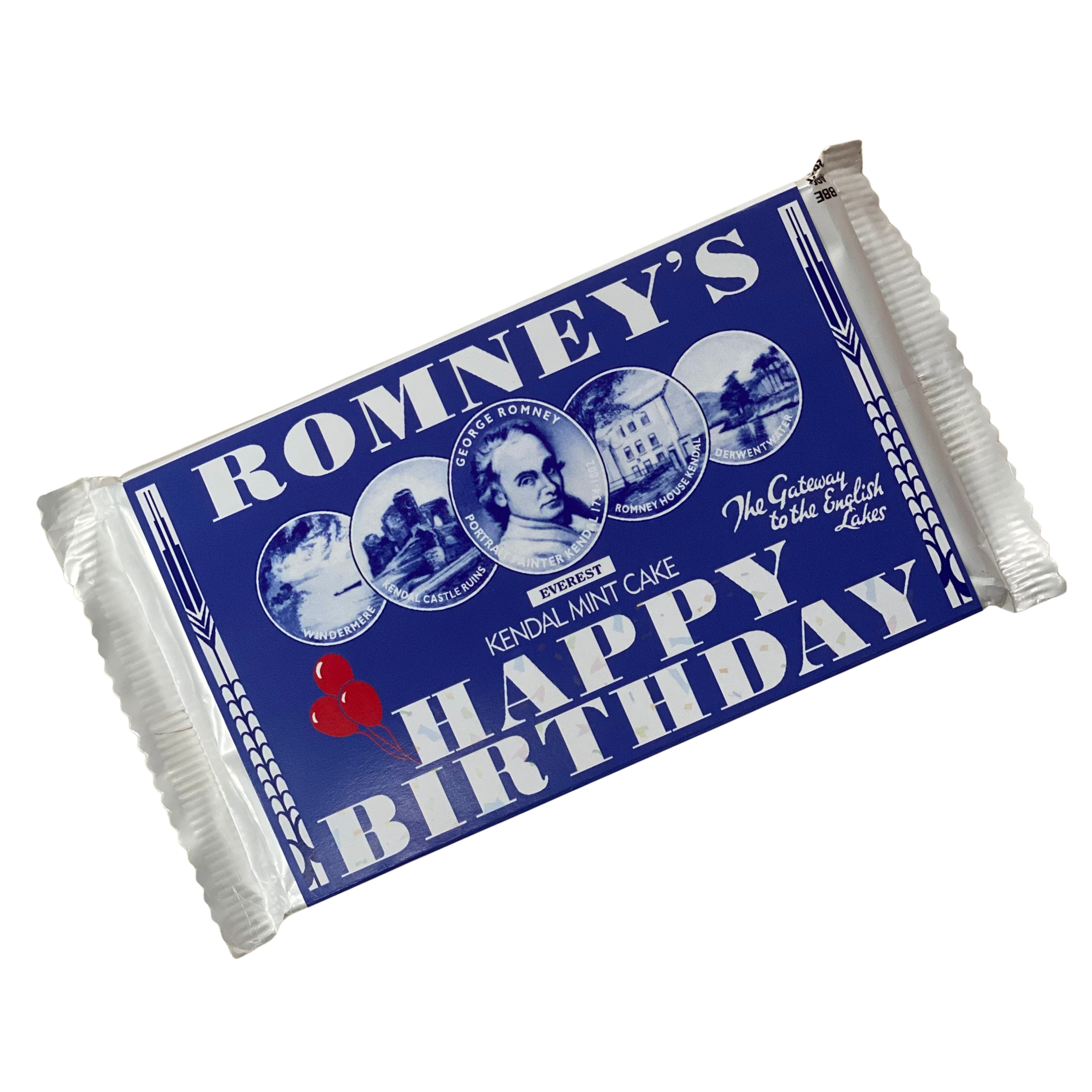 170g Happy Birthday White Kendal Mint Cake