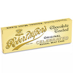 A product image showing a cream coloured cardboard box that contains a bar of confectionery. The words 'Robert Wipers Chocolate Coated Original Celebrated Kendal Mint Cake are on the front of the box.