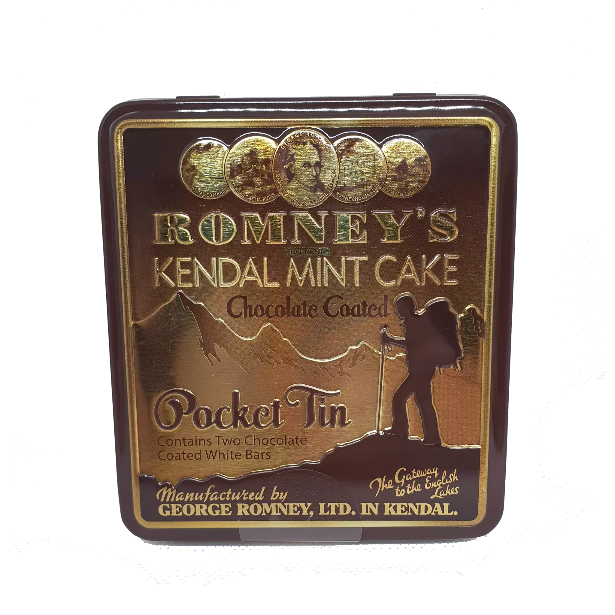 150g Pocket Tin Chocolate Covered Kendal Mint Cake