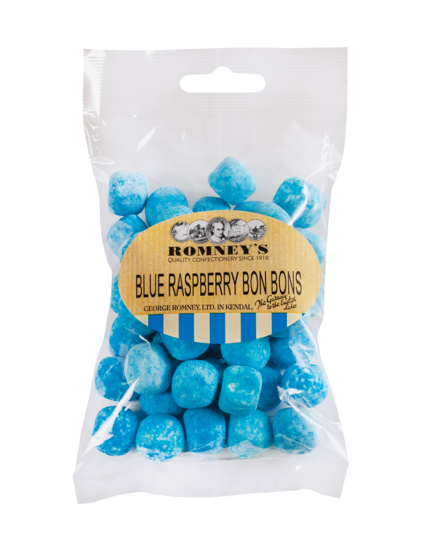 Blue Raspberry Bondons Blue Raspberry Bon Bons – Kendal Mint Cake