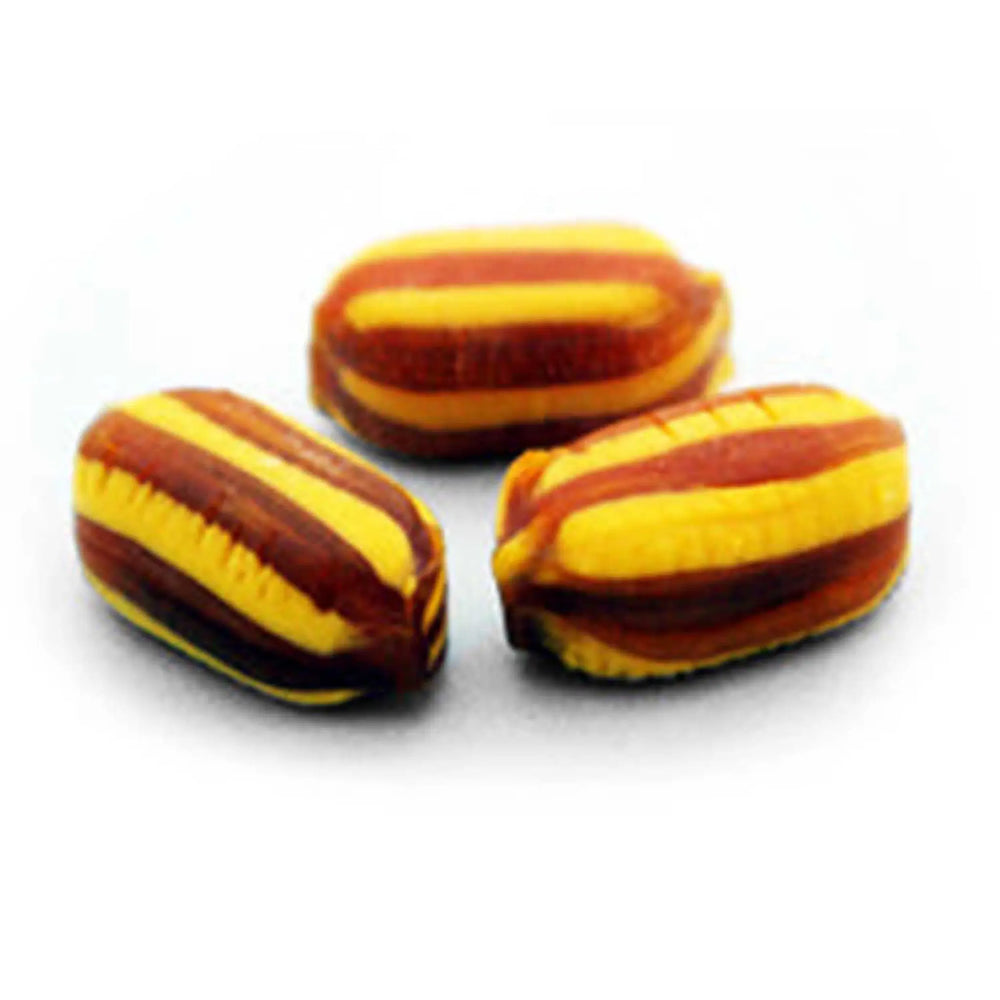 Three unwrapped Buttermints