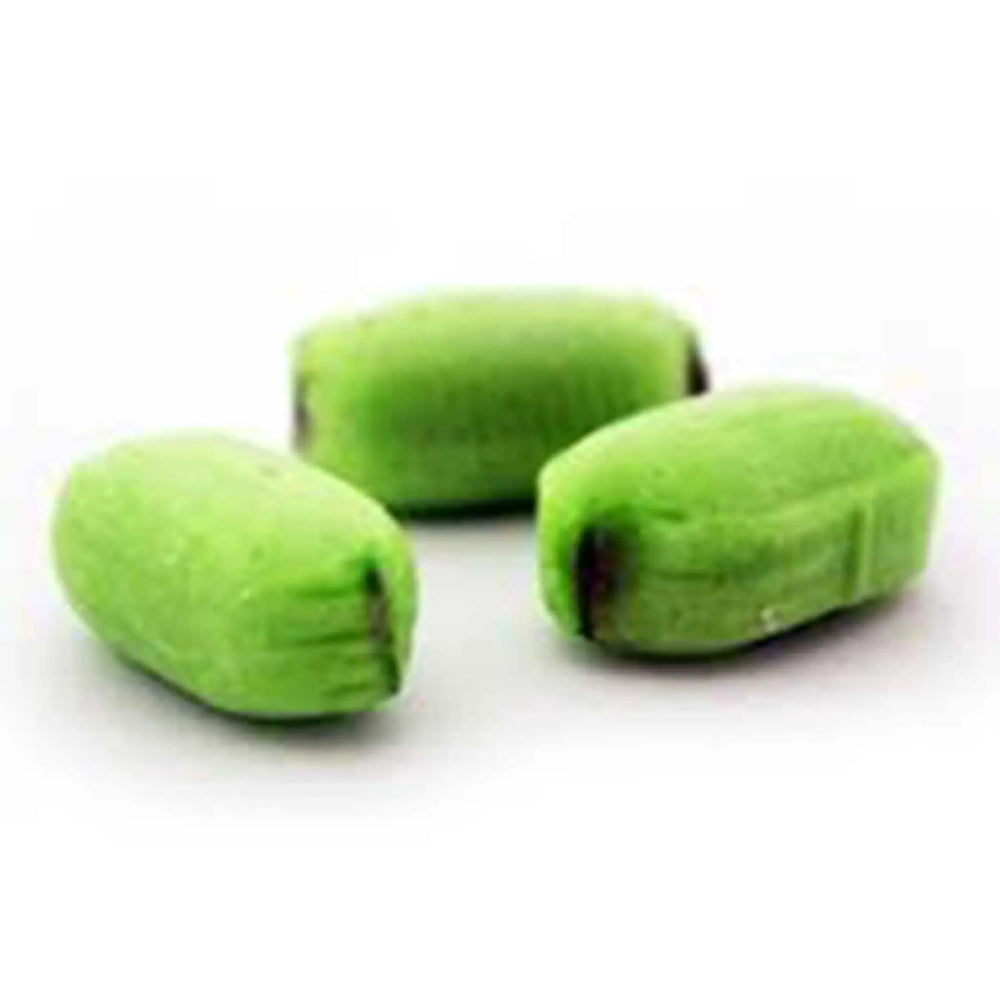 Three unwrapped Chocolate Limes